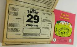 29 Şubat 1996 hediyelik orijinal Şahkulu takvim yaprağı (Cin Ali kitabı hediyeli:)