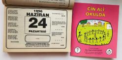 24 Haziran 1996 hediyelik orijinal Şahkulu takvim yaprağı (Cin Ali kitabı hediyeli:)