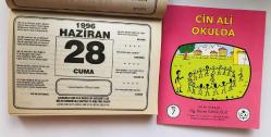 28 Haziran 1996 hediyelik orijinal Şahkulu takvim yaprağı (Cin Ali kitabı hediyeli:)
