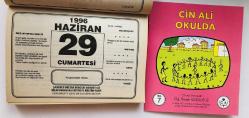 29 Haziran 1996 hediyelik orijinal Şahkulu takvim yaprağı (Cin Ali kitabı hediyeli:)