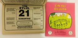 21 Eylül 1996 hediyelik orijinal Şahkulu takvim yaprağı (Cin Ali kitabı hediyeli:)