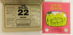 22 Eylül 1996 hediyelik orijinal Şahkulu takvim yaprağı (Cin Ali kitabı hediyeli:)
