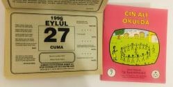 27 Eylül 1996 hediyelik orijinal Şahkulu takvim yaprağı (Cin Ali kitabı hediyeli:)