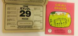 29 Eylül 1996 hediyelik orijinal Şahkulu takvim yaprağı (Cin Ali kitabı hediyeli:)