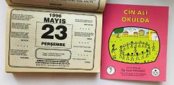 23 Mayıs 1996 hediyelik orijinal Şahkulu takvim yaprağı (Cin Ali kitabı hediyeli:)