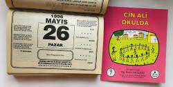 26 Mayıs 1996 hediyelik orijinal Şahkulu takvim yaprağı (Cin Ali kitabı hediyeli:)
