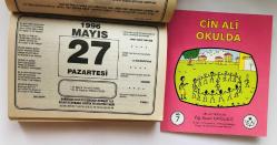 27 Mayıs 1996 hediyelik orijinal Şahkulu takvim yaprağı (Cin Ali kitabı hediyeli:)
