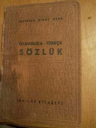 OSMANLICA - TÜRKÇE SÖZLÜK