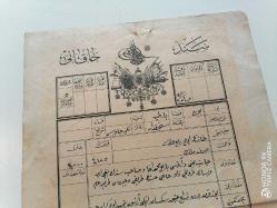 BOLU - BARTIN TUĞRALI OSMANLICA SENEDİ HAKANİ.....