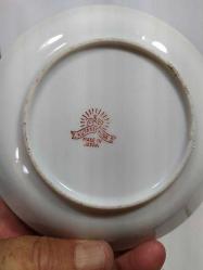 P9--KUTANICHINE EL DEKORLU JAPON FİNCAN TABAĞI