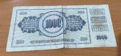 Yugoslavya 1.000 Dinar 1981