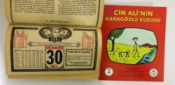 30 Haziran 1981 hediyelik orijinal Kızılay takvim yaprağı (Cin Ali kitabı hediyeli:)