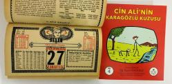 27 Haziran 1981 hediyelik orijinal Kızılay takvim yaprağı (Cin Ali kitabı hediyeli:)