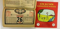 26 Haziran 1981 hediyelik orijinal Kızılay takvim yaprağı (Cin Ali kitabı hediyeli:)
