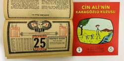 25 Haziran 1981 hediyelik orijinal Kızılay takvim yaprağı (Cin Ali kitabı hediyeli:)