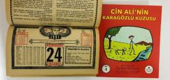 24 Haziran 1981 hediyelik orijinal Kızılay takvim yaprağı (Cin Ali kitabı hediyeli:)