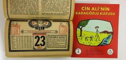 23 Haziran 1981 hediyelik orijinal Kızılay takvim yaprağı (Cin Ali kitabı hediyeli:)