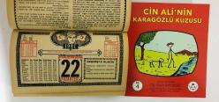 22 Haziran 1981 hediyelik orijinal Kızılay takvim yaprağı (Cin Ali kitabı hediyeli:)
