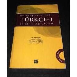 ÜNİVERSİTELER İÇİN TÜRKÇE-1 YAZILI ANLATIM