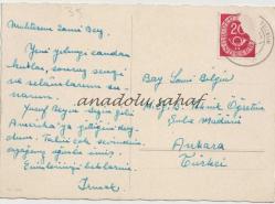 Frankfurt - Mainpartie mit Dom / Postadan Geçmiş, Pullu, Damgalı