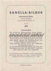 Owambodorf  / Sanella Bilder Sammelwerk Afrika Bild 63