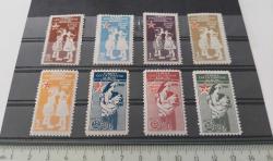 1955 TÜRKİYE ÇOCUK ESİRGEME KURUMU ŞEFKAT PULLARI MNH TAM SERİ CC2RR1 2024 KATALOK DEĞERİ;500.00TL NADİR