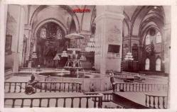 BURSA ULU CAMİİ İÇİ GÖRÜNÜM ESKİ FOTOKART...