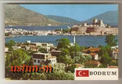 1985 POSTADAN GEÇMİŞ BODRUM KARTPOSTALI...