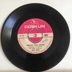 Suat Sayın - Aşkımız gizli kalsın / Her şeyin sahte senin / 45'lik plak
