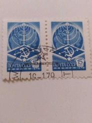 P5-12-6---1978-SSCB DÖNEMİ RUSYA POSTA PULU-İKİ ADET