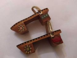 K15- YENİÇERİ RESİMLİ MİNİ BOY BİR ÇİFT NALIN