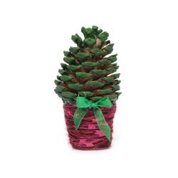 Masa Üzerin Dekoratif  3 Lü Set  Çiçek Saksısı , Süs, Hediyelik Obje, Minyatür Saksı Süsü