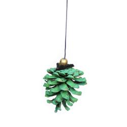 Hazır Temiz Boyanmış Rengarenk Kozalak. Boyanmış Vernikli  Süs Eşyası Atölye, Etkinlik Malzemesi 6 Li Paket