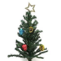 Hazır Temiz Boyanmış Rengarenk Kozalak. Boyanmış Vernikli  Süs Eşyası Atölye, Etkinlik Malzemesi 12 Li Paket