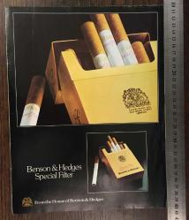 Efemera - Benson&Hedges Sigara Reklamı - kitantik - kitaLog