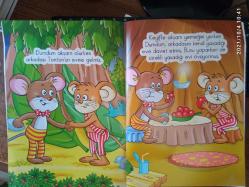 MASAL PARTİSİ SERİSİ İKİ MİNİK FARE - KREŞ VE ANAOKULLARI İÇİN