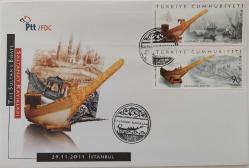 2011 SALTANAT KAYIKLARI FDC İLK GÜN ZARFI 2A 2024 KATALOK DEĞERİ;240.00TL SS2B NADİR