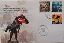 2015 ÇANAKKALE SAVAŞLARININ 100.YILI ORİJİNAL FDC İLK GÜN ZARFI ŞŞ2B 2024 KATALOK DEĞERİ;120.00TL NADİRDİR