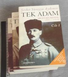 LOT.2 » TEK ADAM ( 3 CİLT ) 1881-1938  - ŞEVKET SÜREYYA AYDEMİR - 18. BASKI / İSTANBUL / 1999 / TOPLAM: 1437 S. / 13,5 x 20 cm.