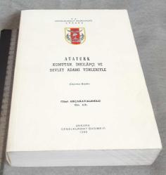 LOT.10 » ATATÜRK ''KOMUTAN, İNKİLAPÇI VE DEVLET ADAMI YÖNLERİYLE'' - EM. ALB.CİHAT AKÇAKAYALIOĞLU-ANKARA/1998/727 S./16,8x24 cm.
