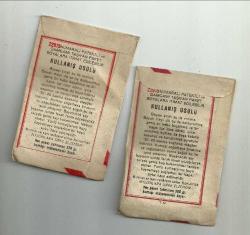 VIKTORIA KUMAŞ BOYLARI İKİ ADET AÇILMAMIŞ PAKET...