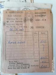 TÜM TÜRKİYE'DEN LOKANTA PERAKENDE FİŞLERİ LOTU...