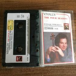 Vivaldi - Itzhak Perlman & London Philharmonic Orchestra - The Four Seasons / Turkey 1989 / Kaset / *classical*
