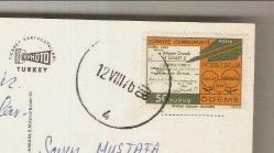 1980 POSTADAN GEÇMİŞ BODRUM PARÇALI KARTPOSTAL...