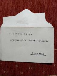 1930-1950 arası Tebrik Kartı ve zarfı