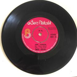 Ömür Göksel - içki, sigara / Sen varsın / 45'lik plak