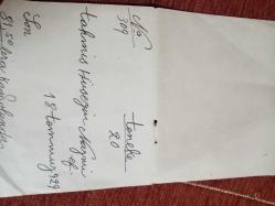 Gaz Karnesi koçanı ve evrakları lotu 1928-33 arası