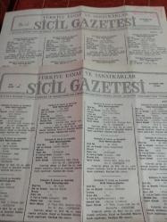 Sicil gazetesi 1985 2 adet