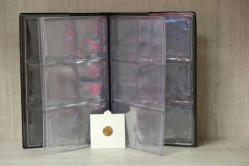 TEKSÖZ MC/6 Madeni Para Albümü Kapamalı 60 Adetlik Siyah