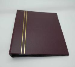 Teksöz 1200 Kağıt Para Albümü +10 adet sayfasıyla - Sırtı 3cm Bordo Renk
